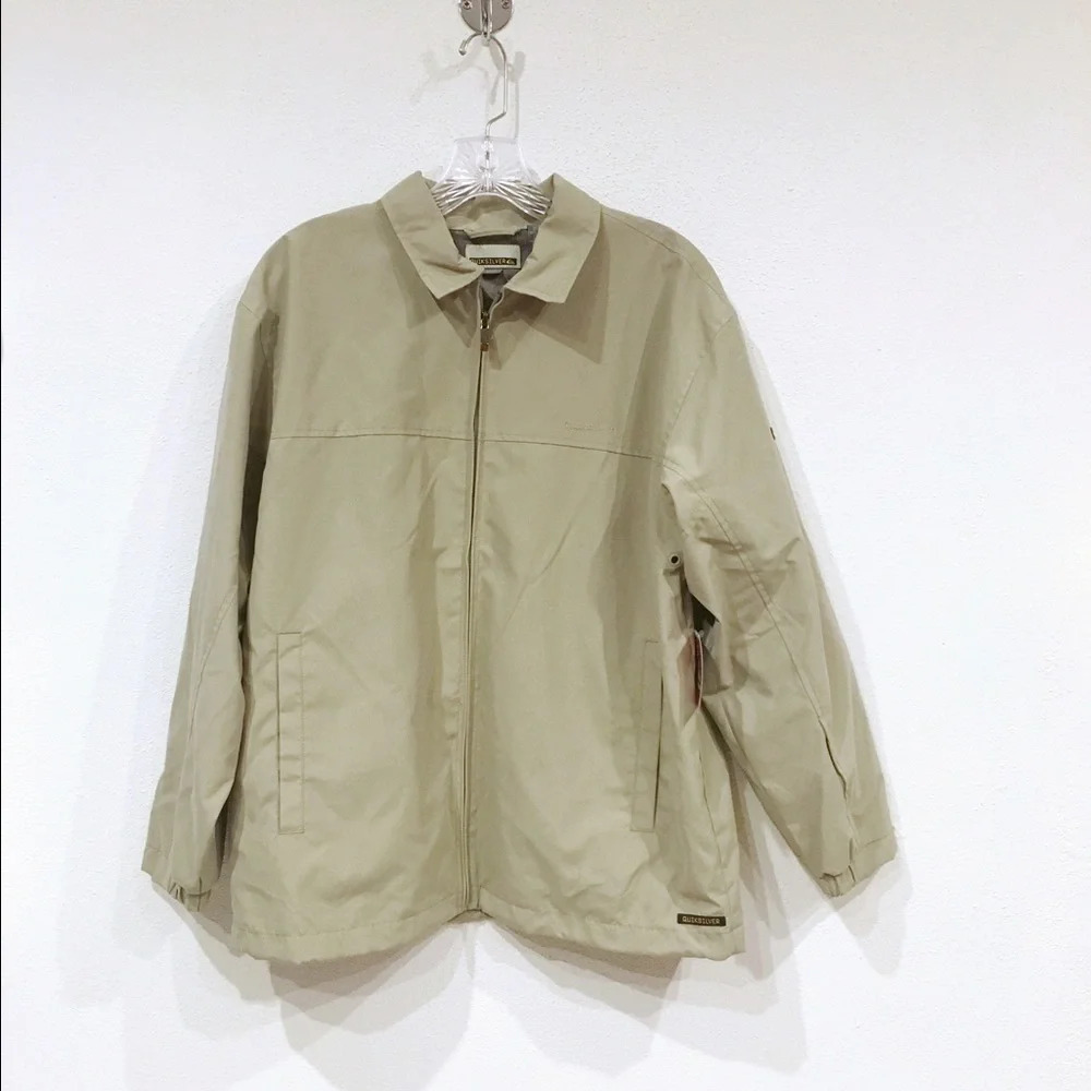 NWT Quiksilver Khaki Jacket Size XL